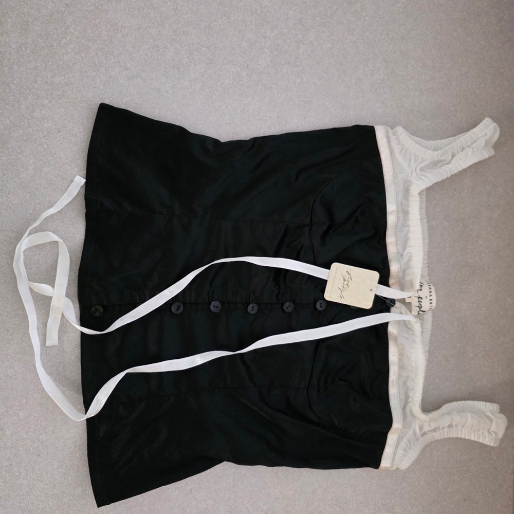 Limited Edition Free People Black and White Tank Top - Picture 11 of 11